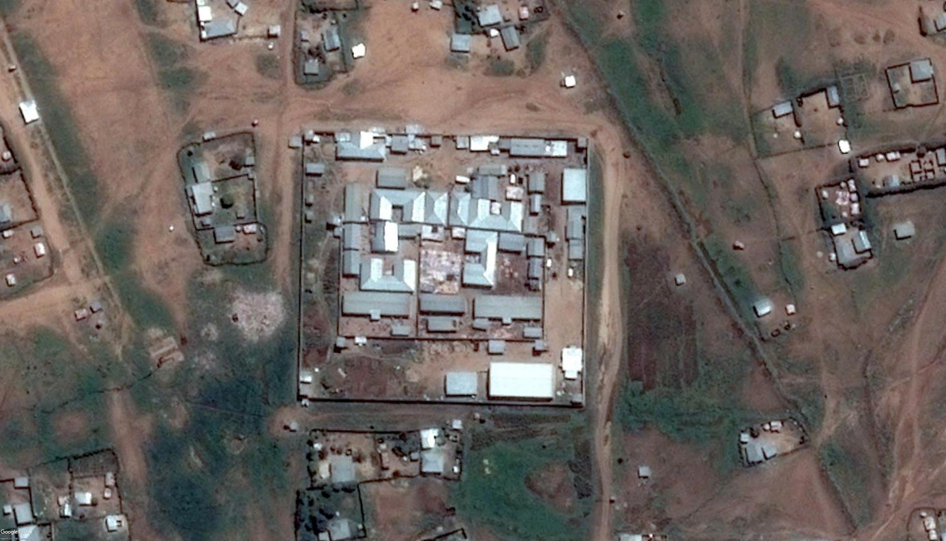 Satellite image of Jail Ogaden, Jijiga, Ethiopia, recorded on May 27, 2016.