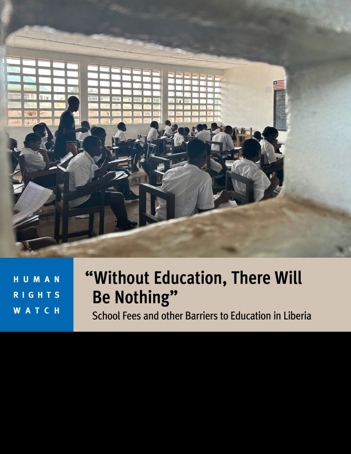 report cover in english