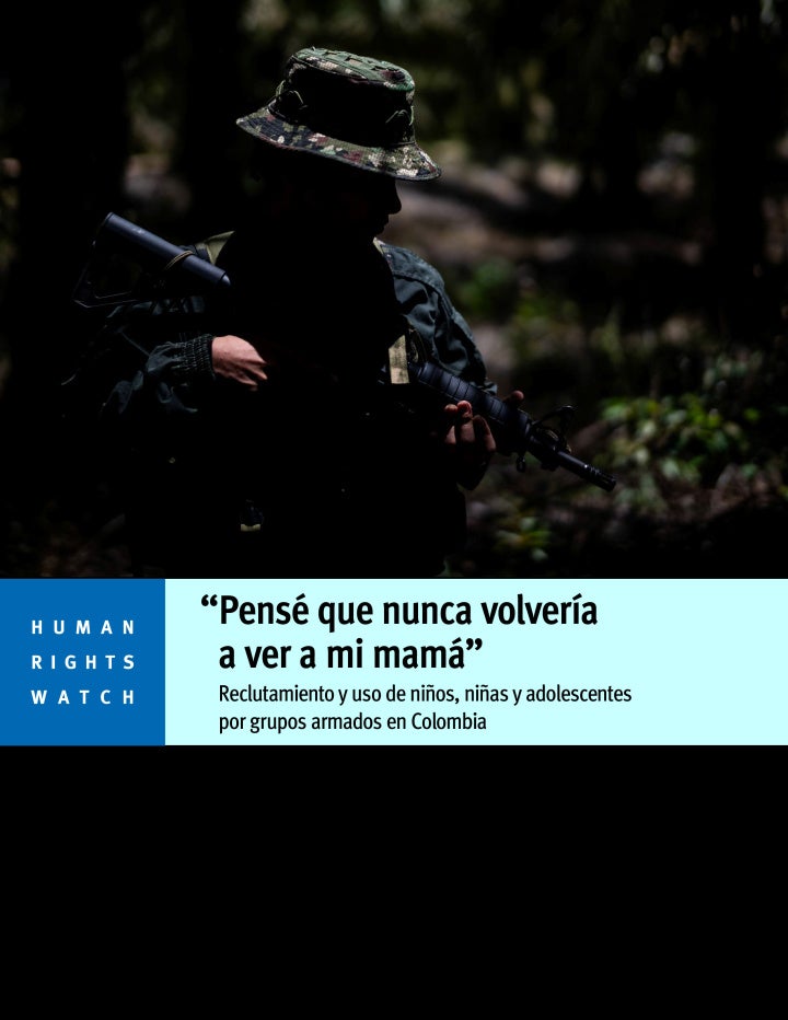 report cover in Spanish