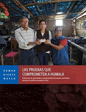 Cover of the Peru report in Spanish