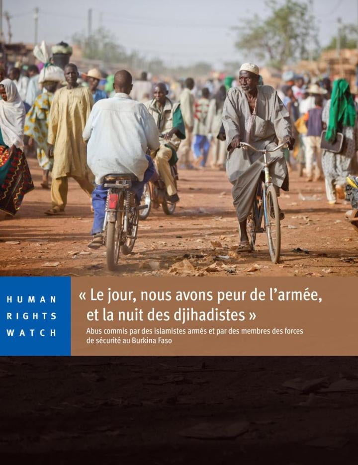 Cover of the Burkina Faso report in French
