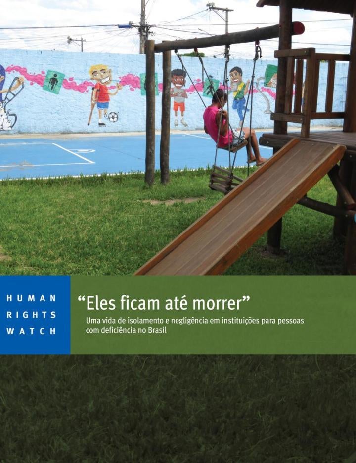 Cover of the Brazil report in Portuguese