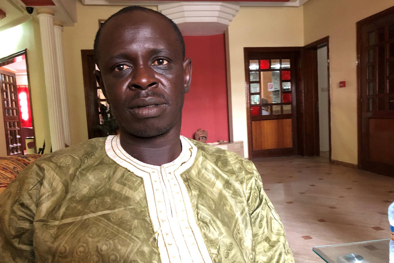 Djiby Sow, président de l'organisation non gouvernementale Kawtal. Nouakchott, octobre 2017.