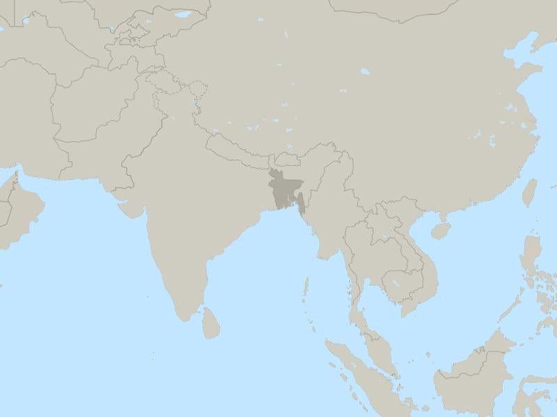Bangladesh country page map
