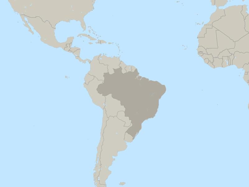 Brazil country page map