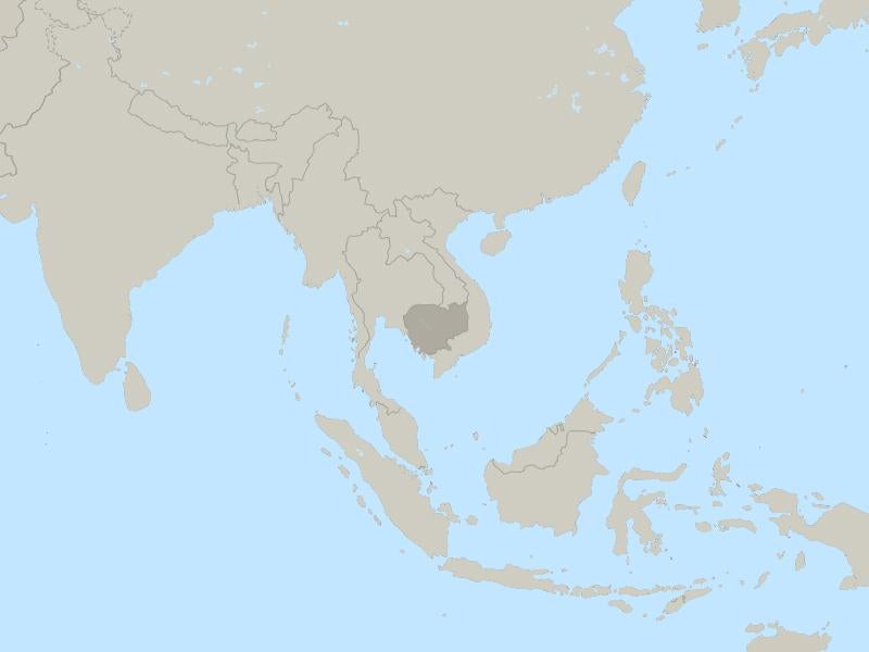 Cambodia country page map
