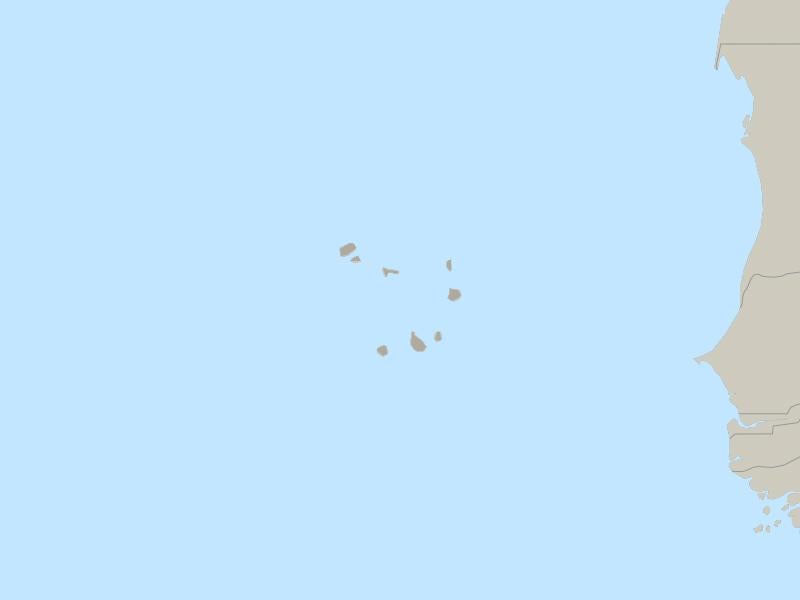 Cape Verde country page map