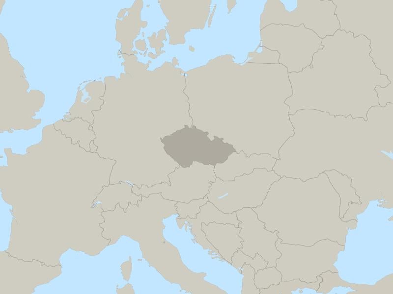 Czech Republic country page map