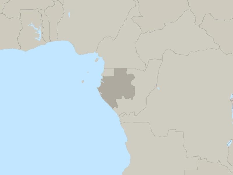 Gabon country page map