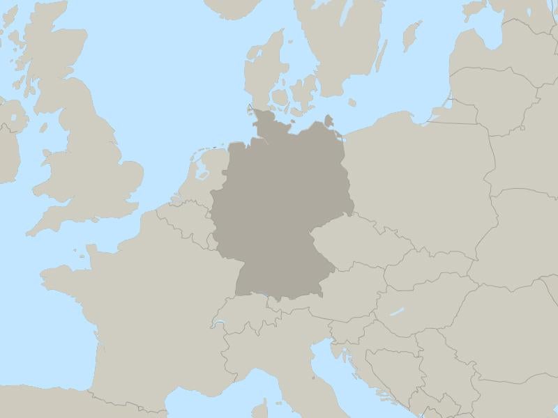 Germany country page map