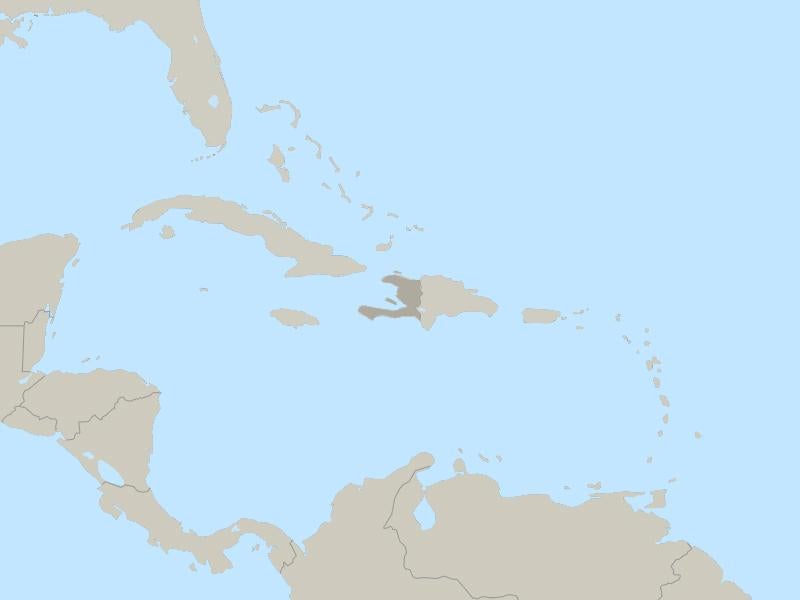 Haiti country page map