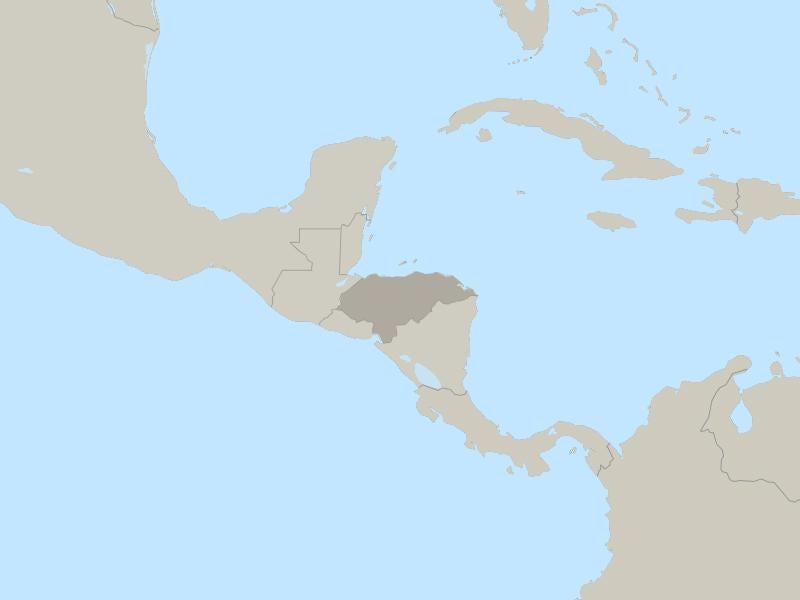 Honduras country page map