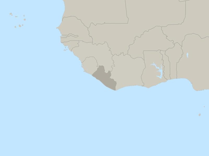 map of Liberia 