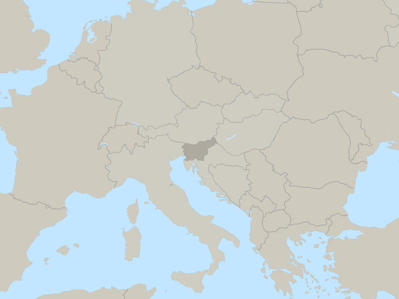 map of Slovenia 