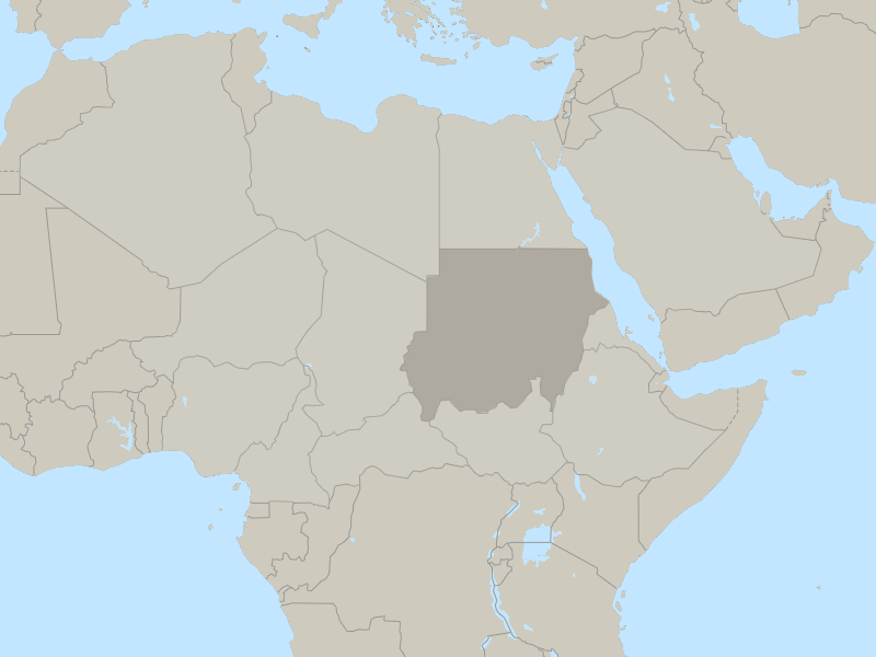 map of Sudan 