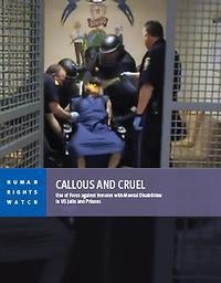 Image of Paul Schlosser III, who is diagnosed with bipolar disorder and depression, being pepper sprayed on June 10, 2012 by a correctional officer at the Maine Correctional Center in Windham, Maine. 