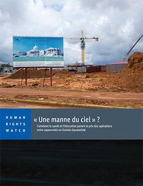 Cover of the Equatorial Guinea report in French