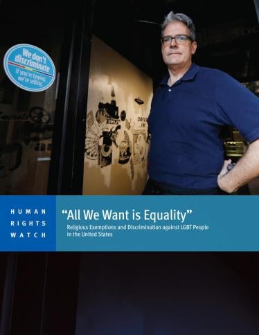 Cover of the US LGBT report