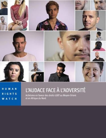 Cover of the LGBT MENA report in French