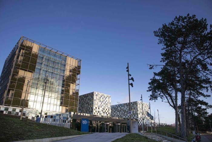 The International Criminal Court in The Hague, Netherlands, February 6, 2020. 