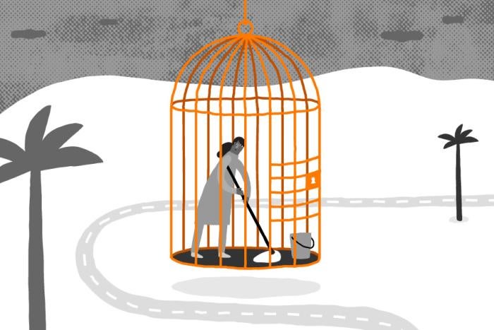 Trapped in Employer's home