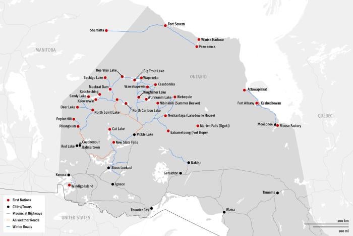 The Climate Crisis And First Nations Right To Food In Canada Hrw 2022 Spokes Of Hope Ride Map