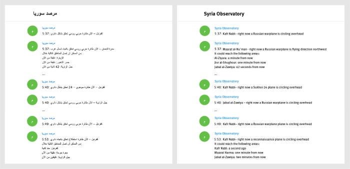 A screenshot of text messages