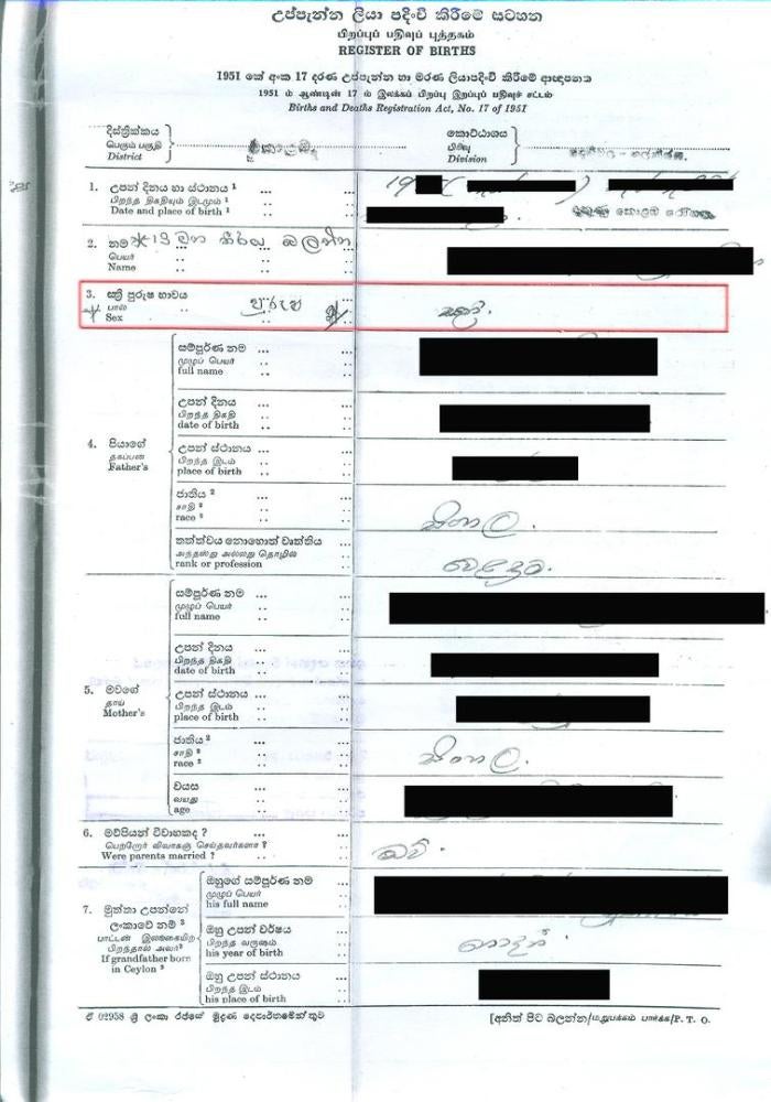 Discrimination On Grounds Of Gender Identity And Sexual Orientation In Sri Lanka Hrw Comments will be edited (grammar, spelling and slang) and authorized at the discretion of daily mirror online. sexual orientation in sri lanka