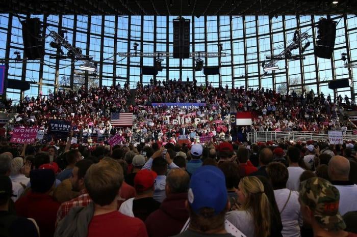 Republican presidential nominee Donald Trump speaks during a campaign rally in Raleigh, North Carolina, U.S. November 7, 2016. 