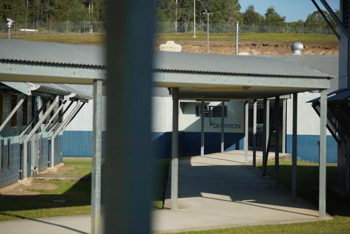 A view of the detention unit in Brisbane Women&rsquo;s Correctional Centre, Queensland. 