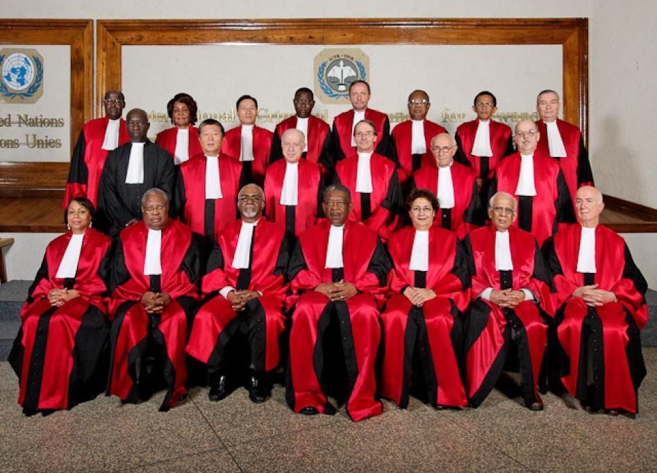 Juges du Tribunal pénal international pour le Rwanda.