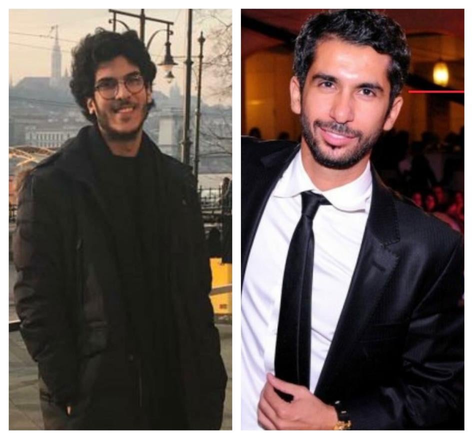 Seif Bedour, 21 (Left) and Ahmed al-Ganzoury, 40 (Right)