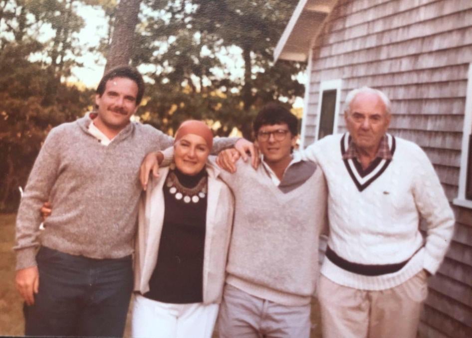 Clifford Brody, Doris “Prettynka” Brody, Reed Brody and Ervin Brody in Dennisport Cape Cod, Massachusetts.