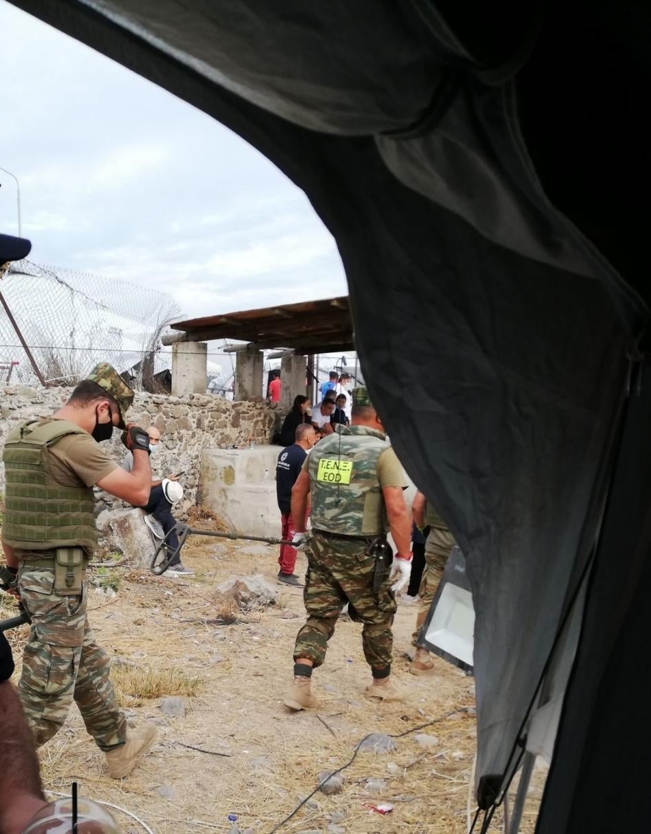  Greek military’s clearance operations