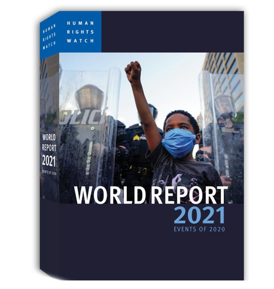 Download a free copy of HRW's World Report 2021.