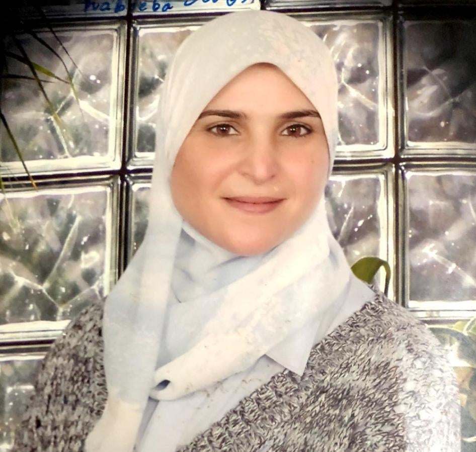Hasiba Mahsoob, 50, an Egyptian businesswoman, has been in pretrial detention since November 2019.