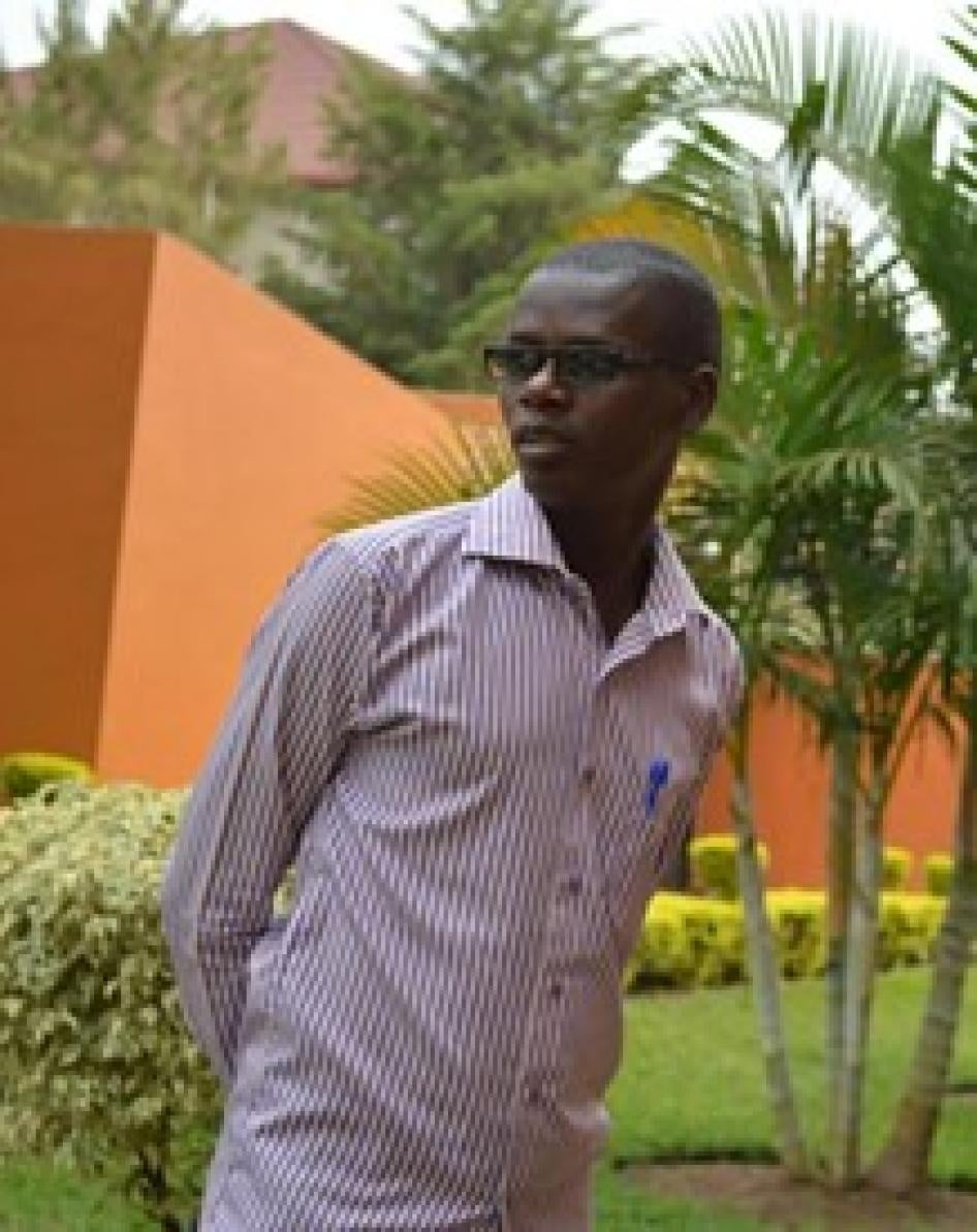 Jean Bigirimana, journaliste d'Iwacu, disparu le 22 juillet 2016. 