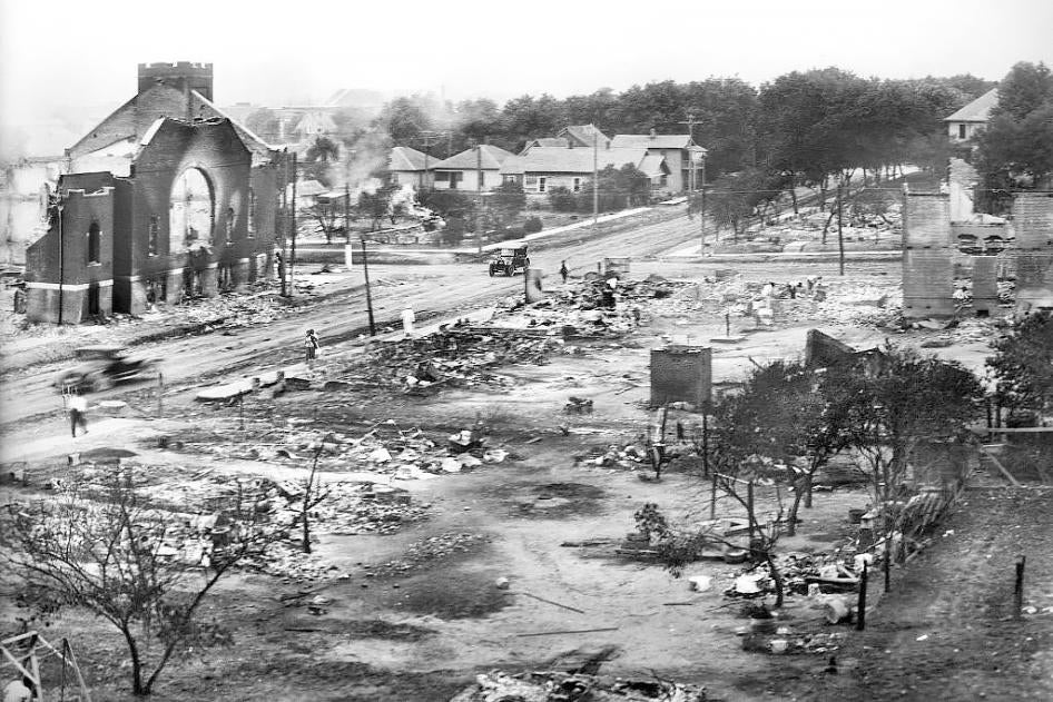 Tulsa Race Massacre ruins