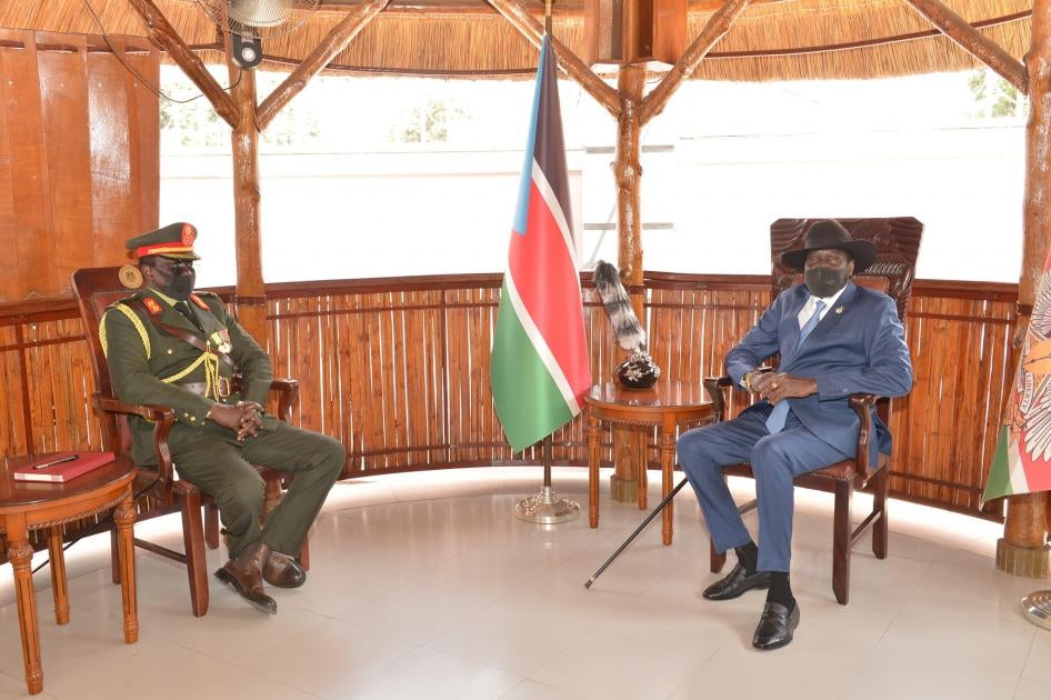President Kiir & Governor Aleu meeting