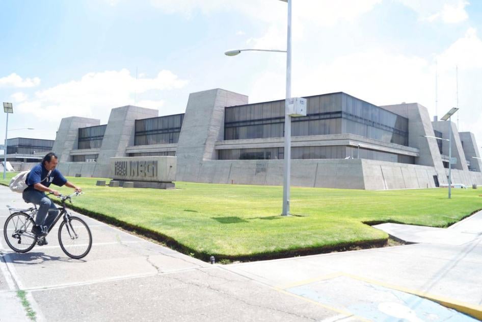 La sede del Instituto Nacional de Estadística y Geografía en la Ciudad de Aguascalientes, México, el 19 de julio de 2018.