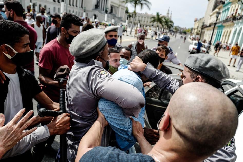 Cuba: Peaceful Protesters Systematically Detained, Abused | Human