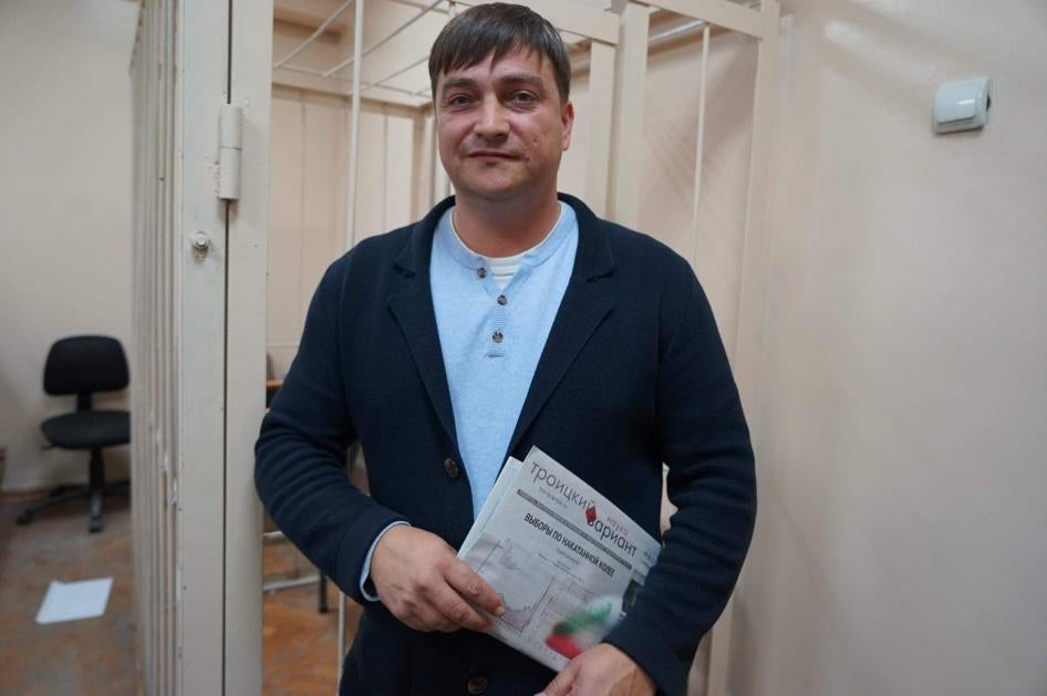 Вячеслав Егоров в суде в Коломне, 8 октября 2021 года.