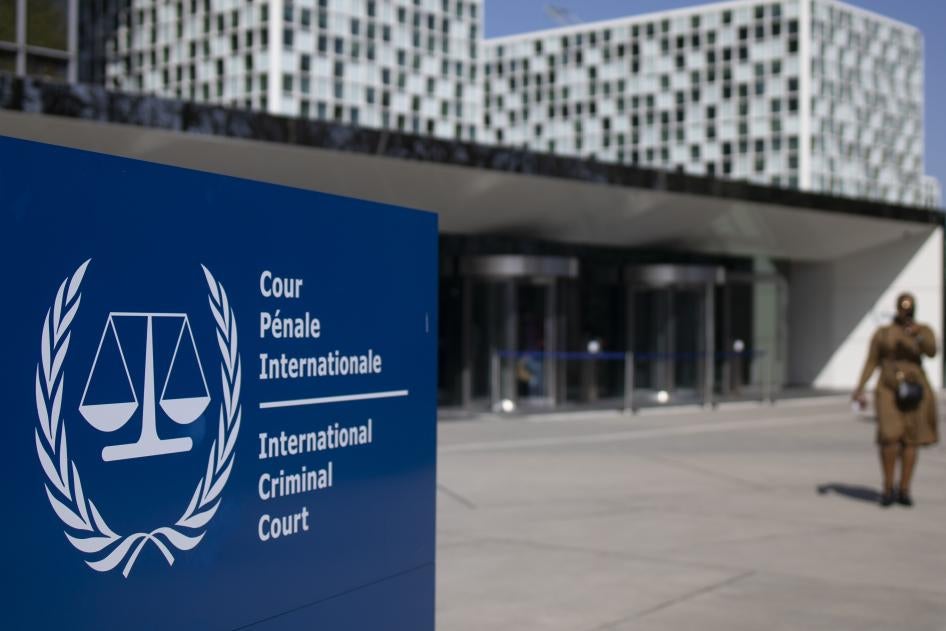 Vue extérieure de la Cour pénale internationale à La Haye, aux Pays-Bas.