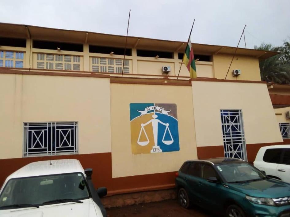Un nouveau bâtiment a été installé pour la Cour pénale spéciale (CPS) à Bangui, en République centrafricaine, en novembre 2020.