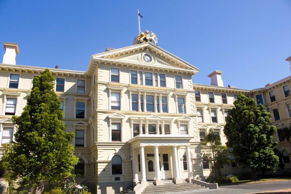 位于威灵顿市中心的新西兰最高法院，2017年11月28日。