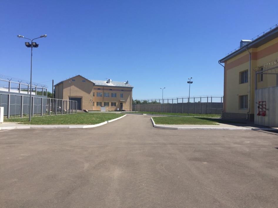 Mykolaiv detention center, May 30, 2018. © 2018 Mykolaiv Regional Prosecutor's Office
