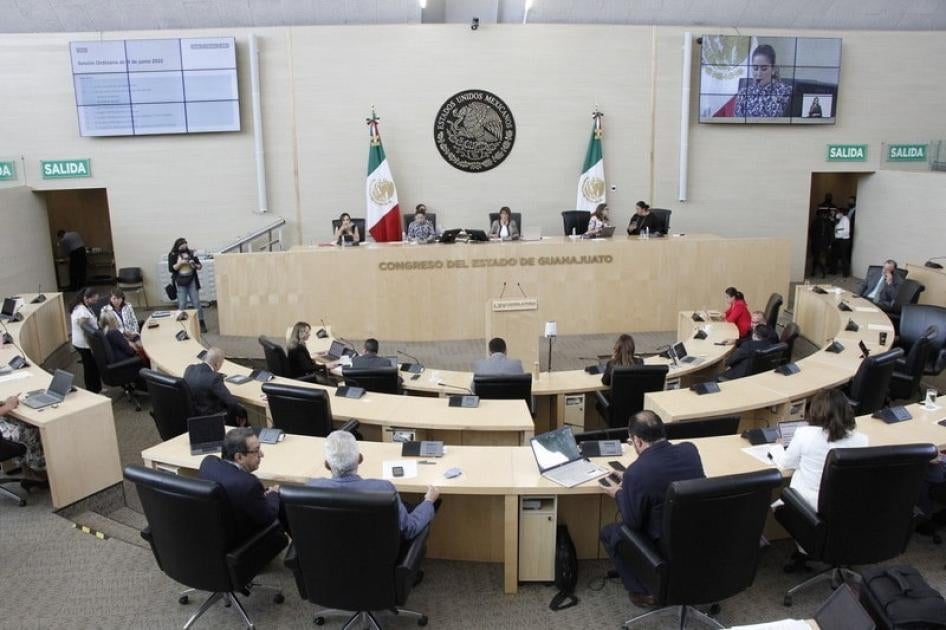 Sesión plenaria del Congreso de Guanajuato el 9 de junio de 2022 en la Ciudad de Guanajuato, México. © 2022 Congreso del Estado Guanajuato