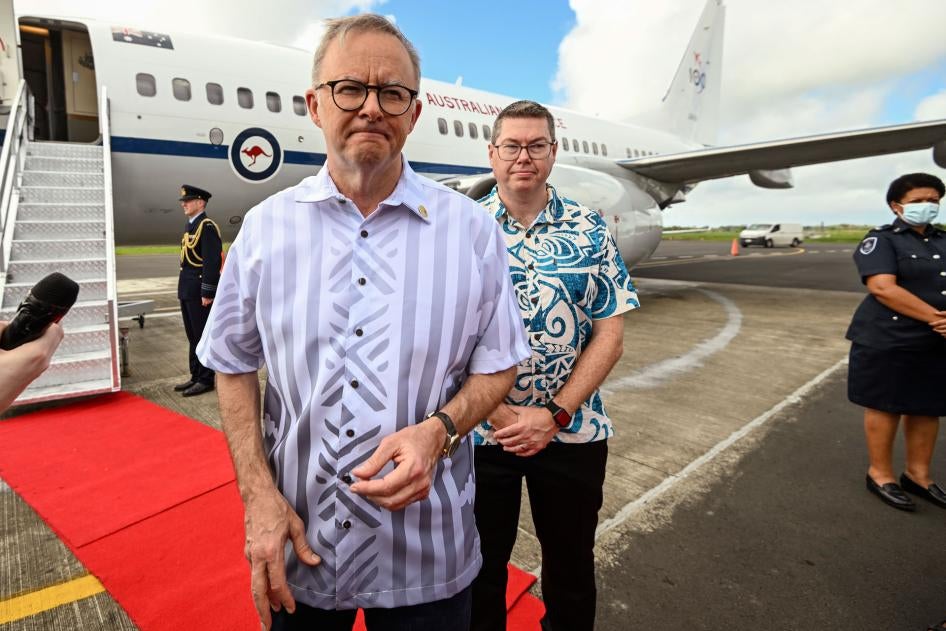 Australian Prime Minister Anthony Albanese attends the Pacific Island Leaders Forum