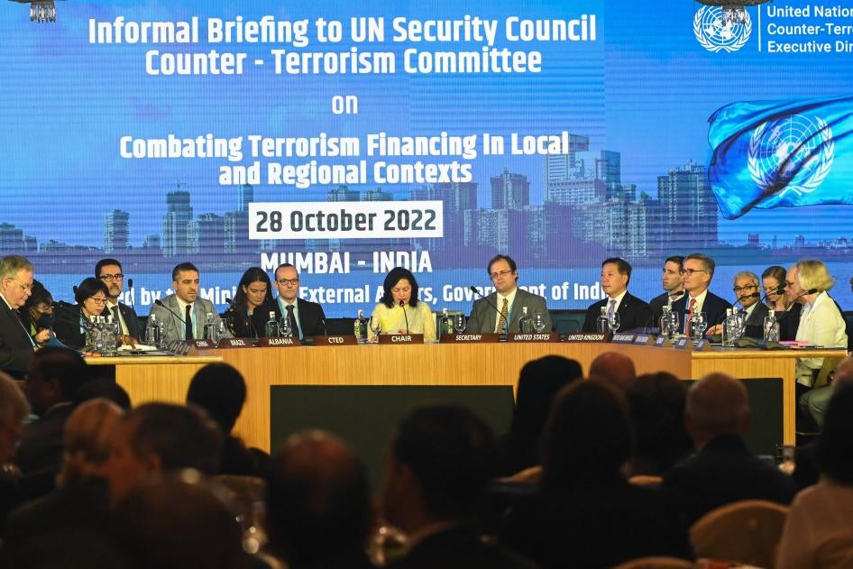 India opens a UN Security Council Counter-Terrorism Committee meeting on October 28, 2022 at the Taj Mahal Palace hotel in Mumbai, the scene of a deadly armed extremist attack in 2008.