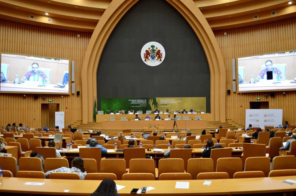 La 73ème session de la Commission africaine des droits de l'homme et des peuples, ayant débuté fin octobre 2022 au siège de la CADHP à Banjul, en Gambie. 